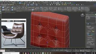 3ds max basic | Tạo phần lõm ghế cổ điển