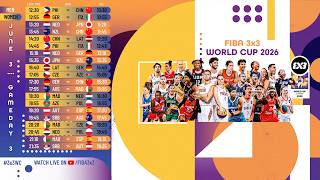 RE-LIVE | FIBA 3x3 World Cup 2026 | Day 3 - Session 2 | #3x3Basketball