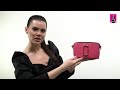 Видеообзор i Женская сумка мессенджер marc jacobs snapshot 2324824