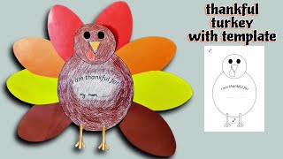 DIY Turkey Craft for Kids - Fun Thanksgiving Activity with Free Template