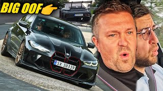 OOF! Bad End to Porsche GT3 RS Chase😱 BMW M3 CS // Nürburgring