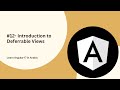 Learn Angular 17 in Arabic | #12-  Introduction to Deferrable Views