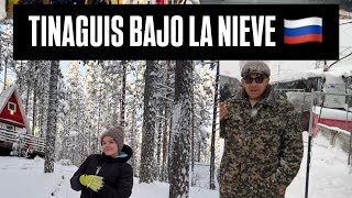 Tianguis Bajo la Nieve 🇷🇺, Cabañas en el bosque en Rusia para ir con tu novia👌, mercado soviético !!