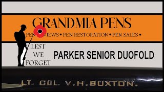 PARKER UK SENIOR DUOFOLD - BEFORE AND AFTER