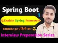 Explain Spring Framework ? | Spring Boot Interview Question Series ✅ | aadiandjava
