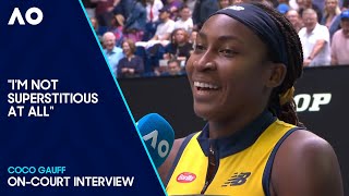 Coco Gauff On-Court Interview | Australian Open 2024 Fourth Round