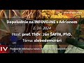 ✅ dopoludnie na infovojne s adrianom 1.10.2024 hosť prof. thdr. ján Šafin phd. slobodomurári