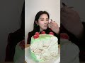 asmr🍰eating matcha cream cake🍰 soft and waxy sound 크림丨먹방丨mukbang丨satisfying丨eatings