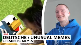 Justin reagiert auf Unusual Memes + Deutsche Memes | Live - Reaktion