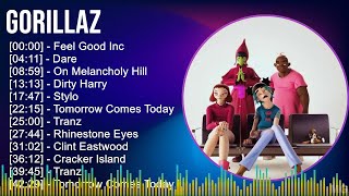 Gorillaz 2024 MIX Best Songs - Feel Good Inc, Dare, On Melancholy Hill, Dirty Harry