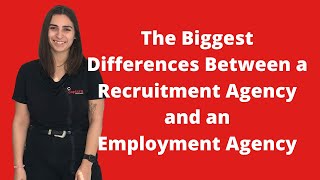 The Biggest Differences Between a Recruitment Agency and an Employment Agency