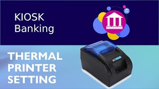 SBI KIOSK BANKING PRINTER SETUP|CONNECT BLUETOOTH PRINTER TO WINDOWS| Atpos thermal printer