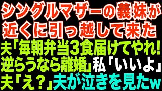 スカッとする話】シングルマザーの義妹のために夫が私に「毎朝3時に起きて弁当3食分届けろ。逆らうなら離婚だ!」私「いいわよ」夫「え？」私の助っ人を見て夫と義妹は顔面蒼白に