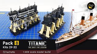 Hachette Build the 1:200 scale RMS Titanic - kits 29 - 32 (pack 8) #titanic #hachette #modelbuilding