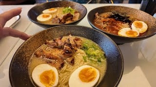 cobain makan ramen di Aeon Mall