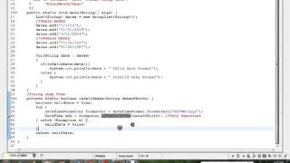 HOW TO VALIDATE DATE FORMAT USING JAVA