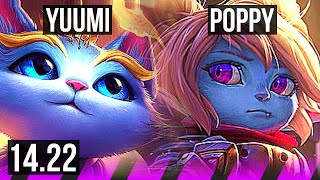 YUUMI & Zeri vs POPPY & Ashe (SUP) | 2/3/23 | KR Master | 14.22