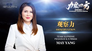 RIWAY力匯 2022年第一季 領袖培訓會 力震四方 觀察力 May Yang