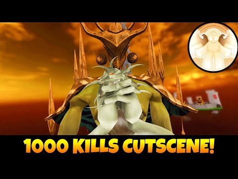 1000 Stage KILLSTREAK GLOVE CUTSCENE "Apostle of Judgement" BADGE in SLAP BATTLES! [ROBLOX]