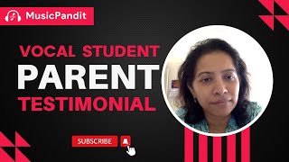 Parent Testimonial - Finally! A Music School My Child Loves | Music Pandit School