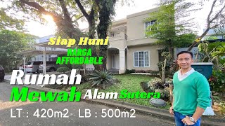 RUMAH MEWAH FURNISHED Size Sedang BANYAK KAMAR-TIDUR, SIAP HUNI