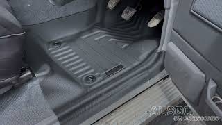 AUSGO TPE 5D Floor Mats for Toyota LandCruiser 79 Series LC79 Single Cab 2016-Onwards