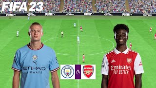 FIFA 23 | Manchester City vs Arsenal - Premier League 2023 - PS5 Gameplay