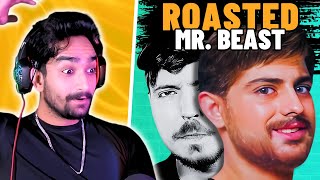 Reacting to CARRYMINATI MR BEAST PARODY