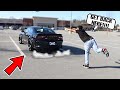 STOLEN CAR PRANK ON BOYFRIEND!!! **HE FLIPPS OUT AND CHASES IT**