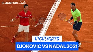 Djokovic & Nadal's Roland-Garros Semi-Final Thriller That Went Down In History! | Eurosport Tennis