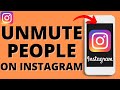 How to Unmute People on Instagram - See Muted Accounts on Instagram