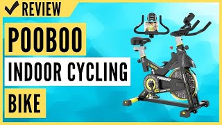 pooboo Indoor Cycling Bike, Belt Drive Indoor Exercise Bike Review