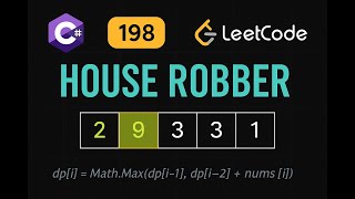 LeetCode 198: House Robber | CSharp Solution | Dynamic Programming