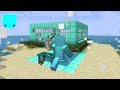 isla de rico vs isla de pobre en minecraft