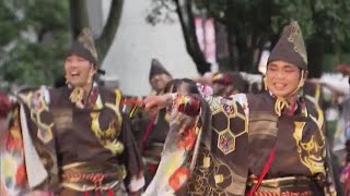 ３年分の思い込め…岡山に戻って来た熱い夏　うらじゃ！おかやま桃太郎まつり【岡山・岡山市】 (22/08/22 18:00)