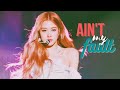 BLACKPINK ROSÉ — ❝ain't my fault❞「FMV」