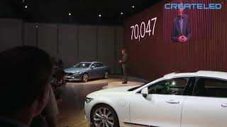 Createled's Resolution of huge display LED for Volvo Cars Press Conference