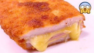 ¿Quién puede resistirse a esta receta? PECHUGAS de POLLO RELLENAS con jamón y queso