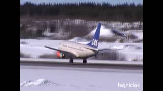 Sas Boeing 737-683 Landing At Arlanda Airport. Rwy 26.