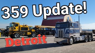 Detroit Airport Delivery.  359 Peterbilt Shop Update!