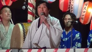 河内音頭　鉄砲 光丸　堀江盆踊り 初日　2014.08.18