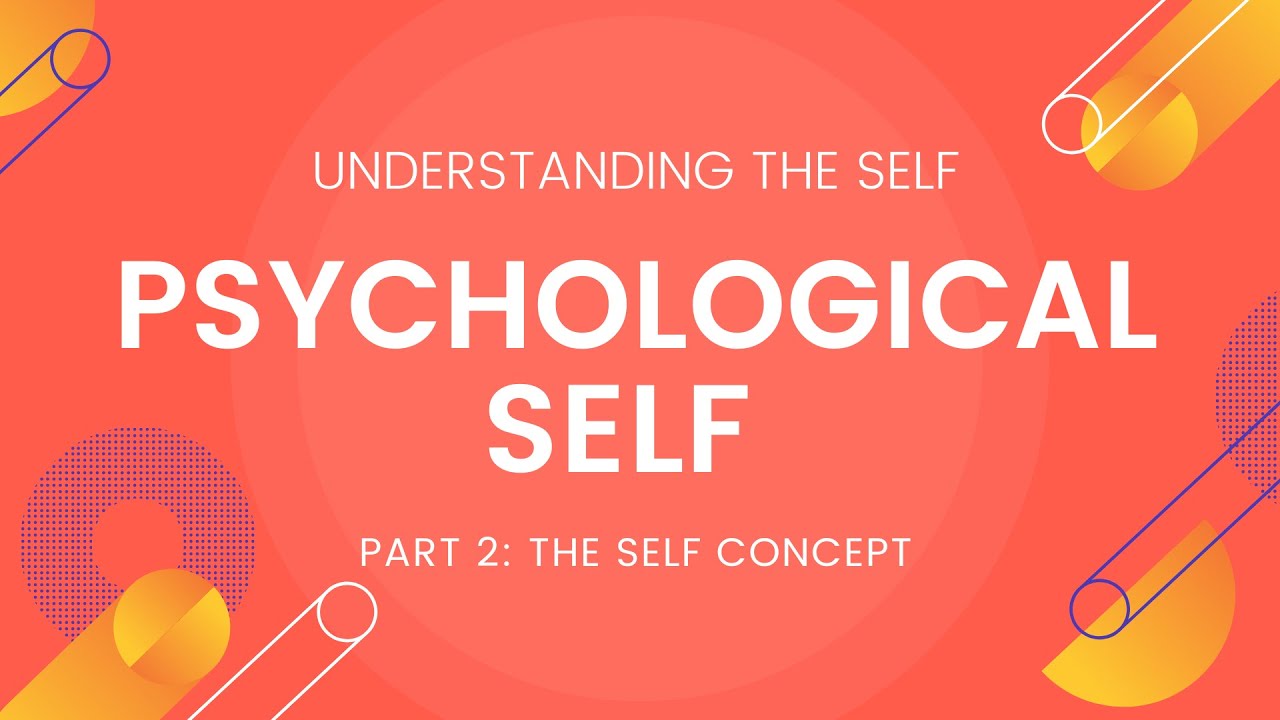 Psychological Self Part 2 (The Self Concept) - Understand The Self ...