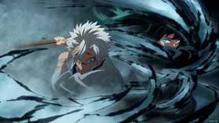 Mist Hashira vs  Serpent Hashira and Wind Hashira anime fight [HD] #animebot