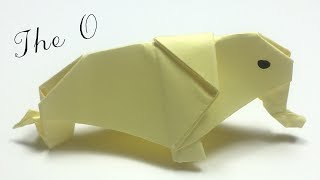 The O Live Stream  How to make  elephant easy Origami paper 2018