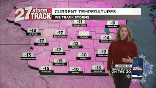 Bitterly cold wind chills expected all day