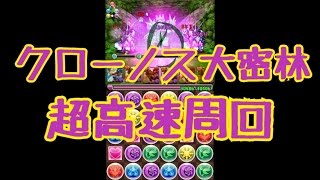 【パズドラ】クローノス大密林 超高速周回