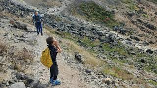 【4歳児登山】那須岳山頂付近に登るゆざこうやボンド