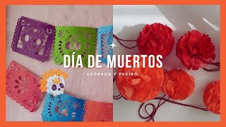 Adornos para Día de Muertos 2024