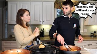 MY ITALIAN HUSBAND TEACHES US HOW TO COOK CHICKEN PICCATA!