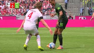 FC Köln 0-1 VfL Wolfsburg Bundesliga 2021 2022 Matchday 33 Highlights